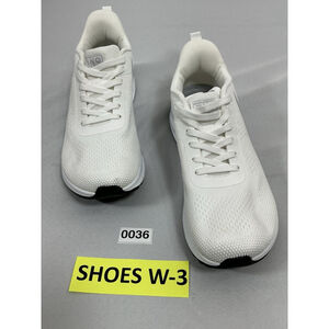 Men’s NWOT Bnq Wide Lace Up Sneakers White Gray Mesh Us 11 Uk 10 Eu 45